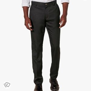 Men's Black Trendy Slim Fit Chino Pants 40x32